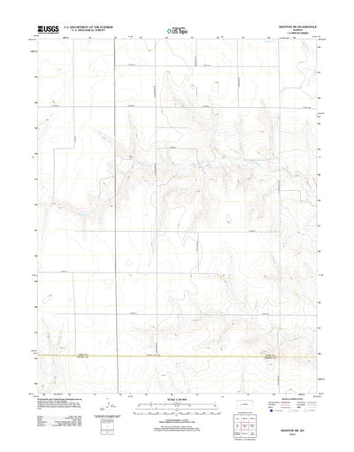 Dighton SW, KS (2012, 24000-Scale) Preview 1