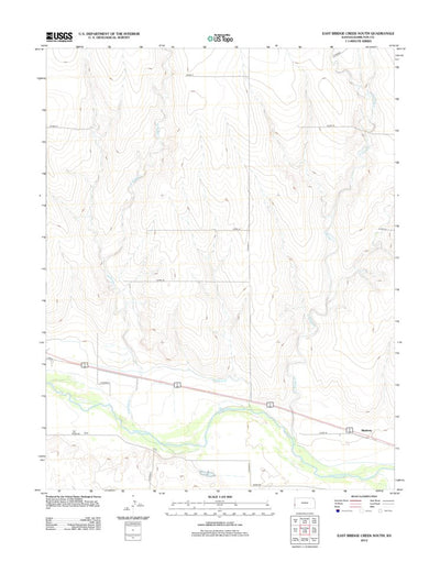 East Bridge Creek South, KS (2012, 24000-Scale) Preview 1