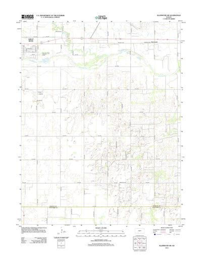 Ellinwood SW, KS (2012, 24000-Scale) Preview 1