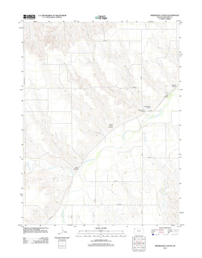 Heinzelman Canyon, KS (2012, 24000-Scale) Preview 1
