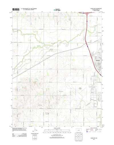 Salina SW, KS (2012, 24000-Scale) Preview 1