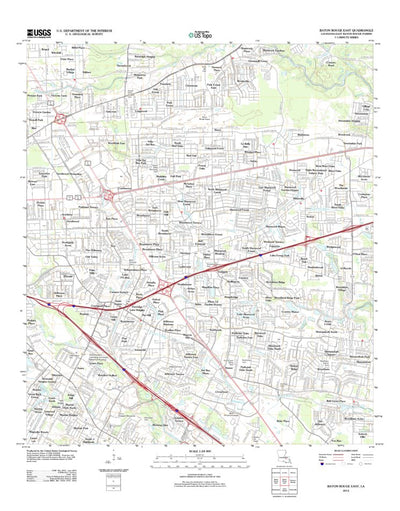 Baton Rouge East, LA (2012, 24000-Scale) Preview 1