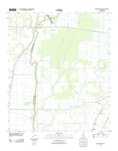 Baxter Bayou, LA (2012, 24000-Scale) Preview 1