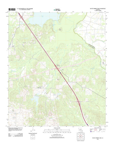 Bayou Pierre Lake, LA (2012, 24000-Scale) Preview 1