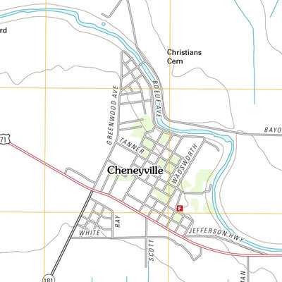 Cheneyville, LA (2012, 24000-Scale) Preview 3