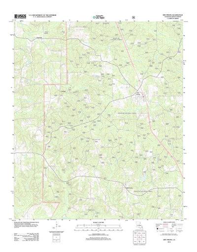 Dry Prong, LA (2012, 24000-Scale) Preview 1