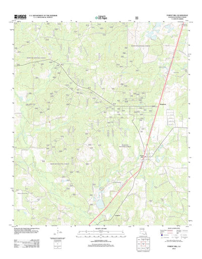 Forest Hill, LA (2012, 24000-Scale) Preview 1