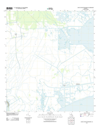 Lake Cataouatche West, LA (2012, 24000-Scale) Preview 1