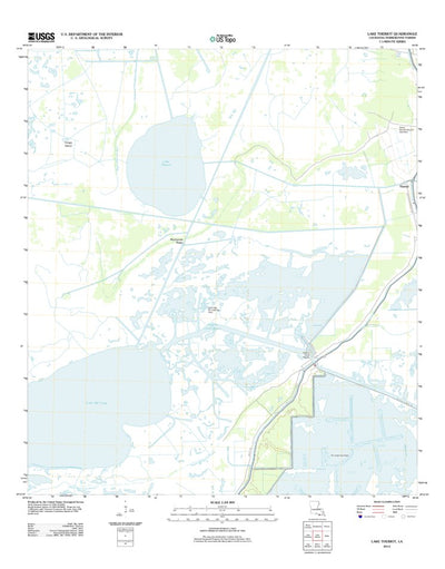 Lake Theriot, LA (2012, 24000-Scale) Preview 1