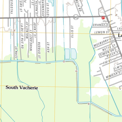 Lower Vacherie, LA (2012, 24000-Scale) Preview 2