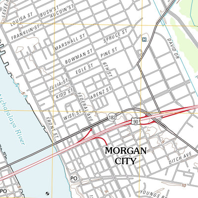 Morgan City, LA (2012, 24000-Scale) Preview 3