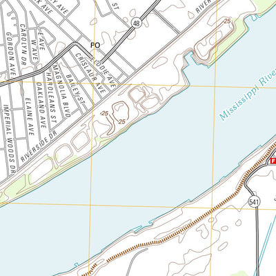 New Orleans West, LA (2012, 24000-Scale) Preview 2