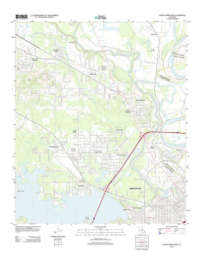 North Highlands, LA (2012, 24000-Scale) Preview 1