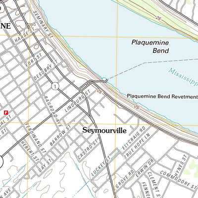 Plaquemine, LA (2012, 24000-Scale) Preview 3