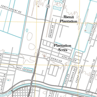 Thibodaux, LA (2012, 24000-Scale) Preview 2