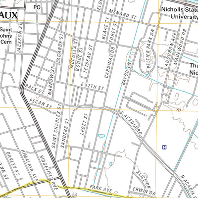 Thibodaux, LA (2012, 24000-Scale) Preview 3