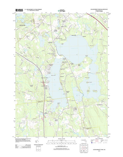 Assawompset Pond, MA (2012, 24000-Scale) Preview 1