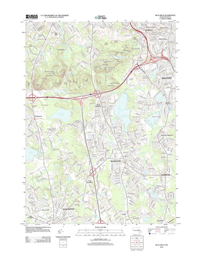 Blue Hills, MA (2012, 24000-Scale) Preview 1