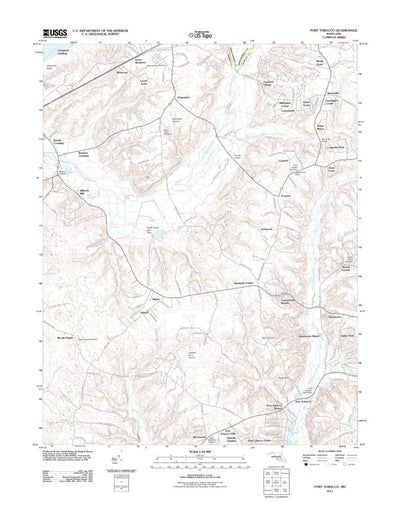 Port Tobacco, MD (2011, 24000-Scale) Map by United States Geological Survey 