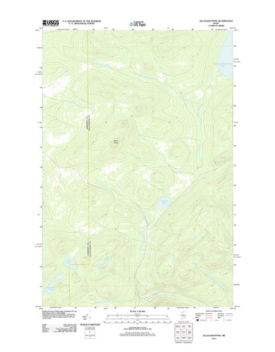 Allagash Pond, ME (2011, 24000-Scale) Preview 1