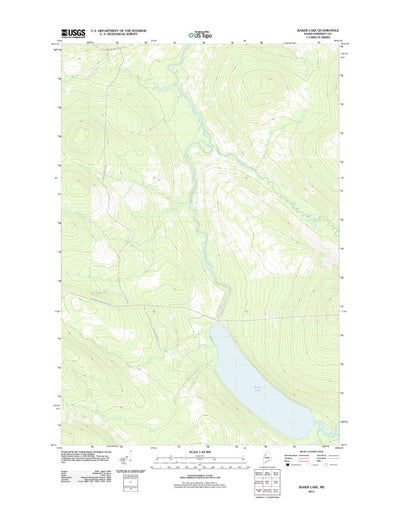Baker Lake, ME (2011, 24000-Scale) Preview 1