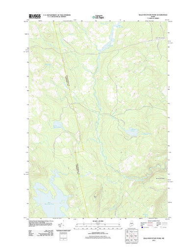 Bald Mountain Pond, ME (2011, 24000-Scale) Preview 1