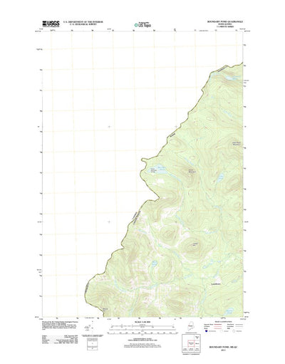 Boundary Pond, ME (2011, 24000-Scale) Preview 1
