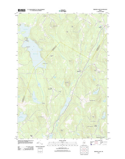 Brewer Lake, ME (2011, 24000-Scale) Preview 1