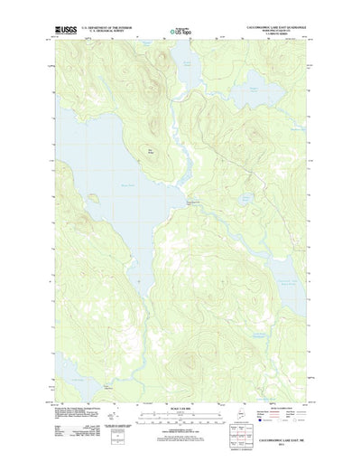 Caucomgomoc Lake East, ME (2011, 24000-Scale) Preview 1