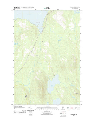 Cedar Lake, ME (2011, 24000-Scale) Preview 1