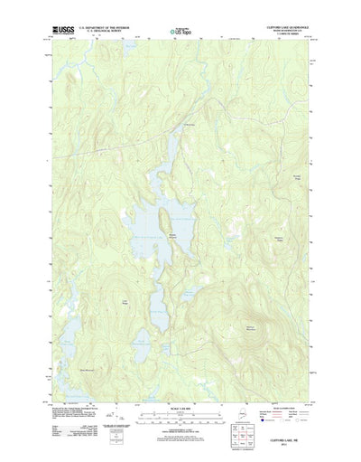 Clifford Lake, ME (2011, 24000-Scale) Preview 1