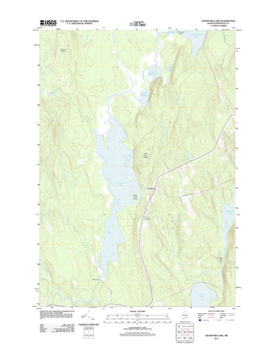 Crawford Lake, ME (2011, 24000-Scale) Preview 1