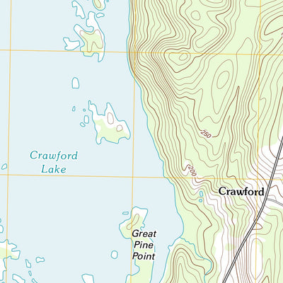 Crawford Lake, ME (2011, 24000-Scale) Preview 2
