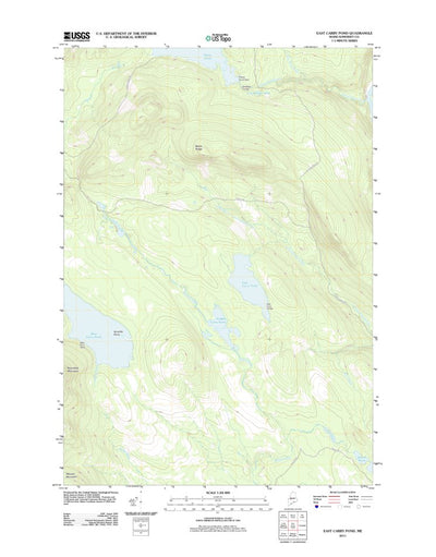 East Carry Pond, ME (2011, 24000-Scale) Preview 1