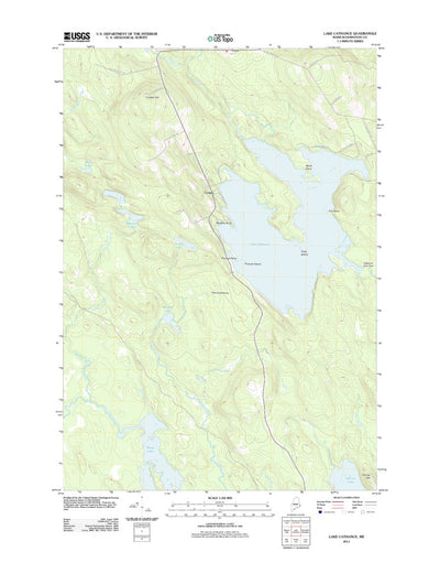 Lake Cathance, ME (2011, 24000-Scale) Preview 1