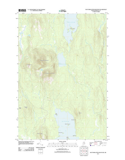 Mattamiscontis Mountain, ME (2011, 24000-Scale) Preview 1