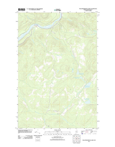 Pelletier Brook Lakes, ME (2011, 24000-Scale) Preview 1