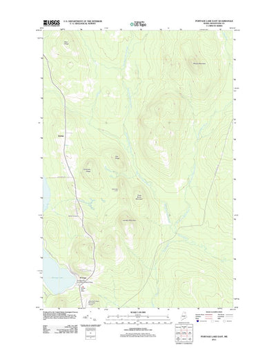Portage Lake East, ME (2011, 24000-Scale) Preview 1