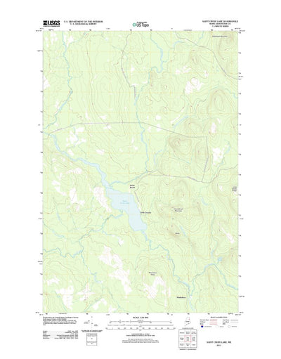 Saint Croix Lake, ME (2011, 24000-Scale) Preview 1
