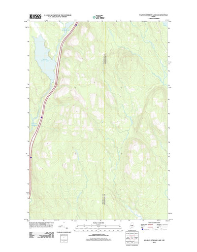 Salmon Stream Lake, ME (2011, 24000-Scale) Preview 1