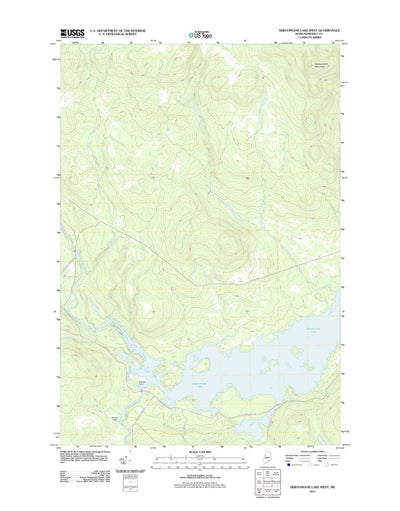 Seboomook Lake West, ME (2011, 24000-Scale) Preview 1