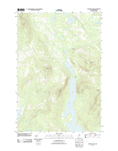 Spencer Lake, ME (2011, 24000-Scale) Preview 1