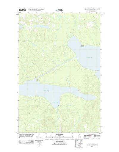 Square Lake West, ME (2011, 24000-Scale) Preview 1