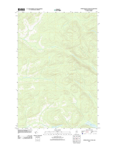 Upper Mcnally Pond, ME (2011, 24000-Scale) Preview 1