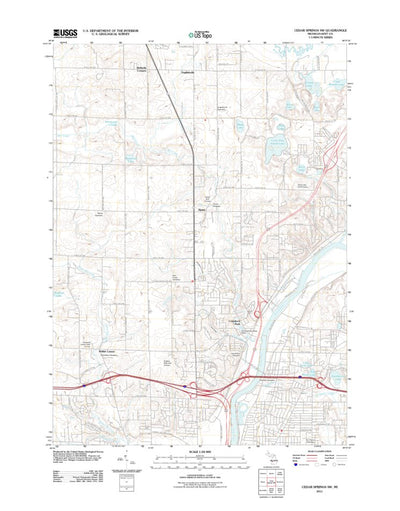 Cedar Springs SW, MI (2011, 24000-Scale) Preview 1