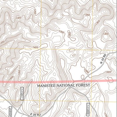 Mesick NE, MI (2012, 24000-Scale) Preview 3