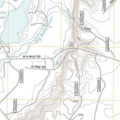 Peacock, MI (2012, 24000-Scale) Preview 2