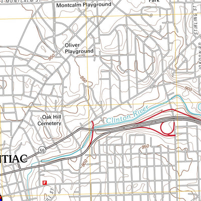 Pontiac North, MI (2011, 24000-Scale) Preview 3