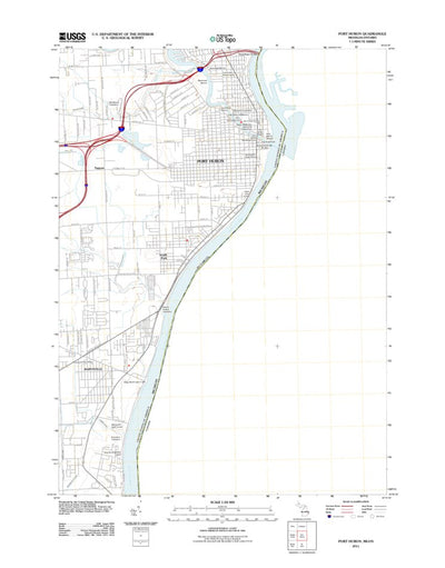 Port Huron, MI (2011, 24000-Scale) Preview 1