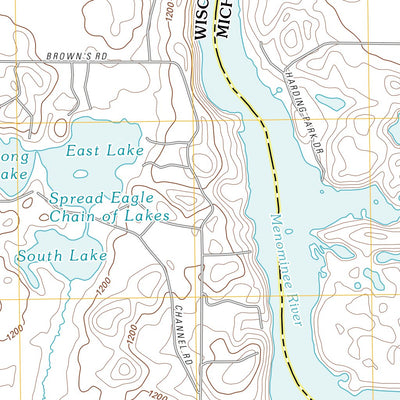Randville, MI-WI (2011, 24000-Scale) Preview 3